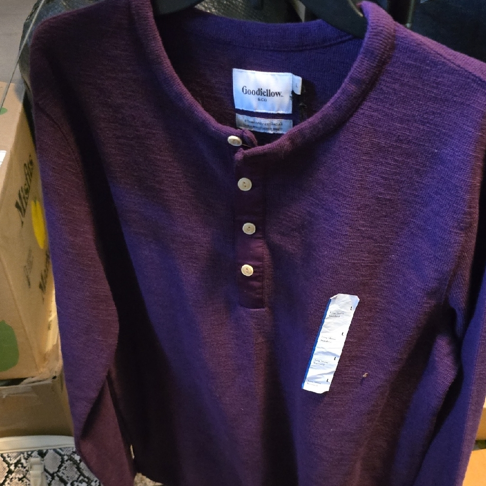 Goodfellow & Co Men's Deep Purple Sweater